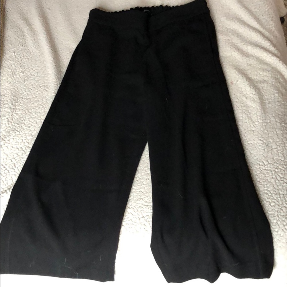 Madewell cropped wide leg pant